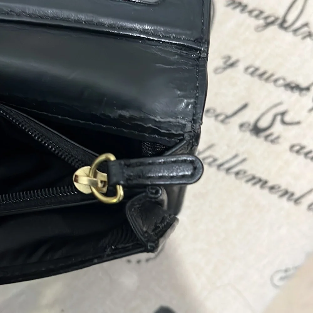 Coach Black Leather Long Wallet.  Pre-Loved. - Picture 10 of 16